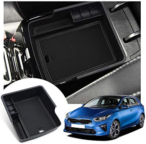 LFOTPP Mittelkonsole Organizer Für Citroen DS7 Crossback - Aufbewahrungsbox Für Armlehne 2017-2022