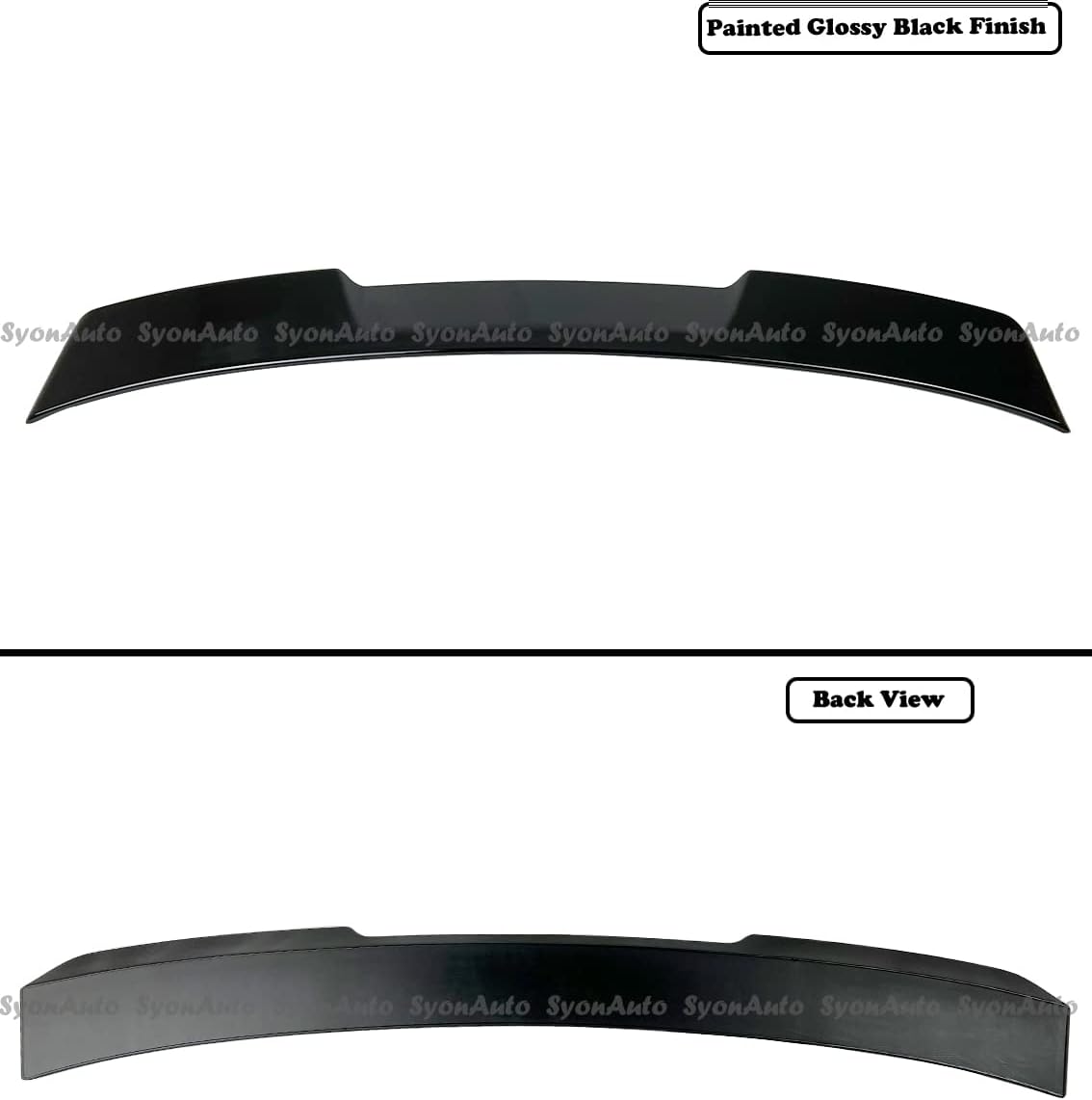 FITS 2022+ 11TH GEN HONDA CIVIC SEDAN GLOSSY BLACK SPORT REAR ROOF SPOILER WING