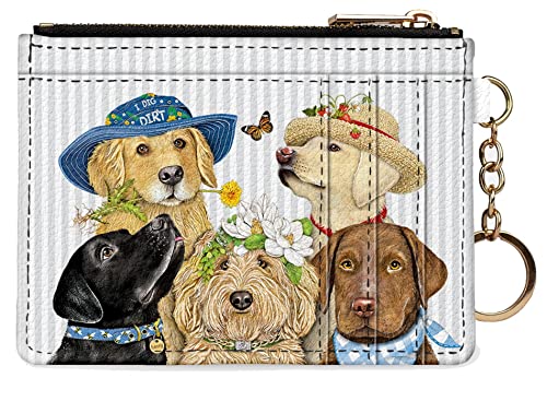 Monarque RFID Keychain Wallet Signature Collection (Mary Lake-Thompson Dogs)