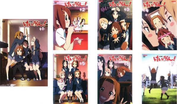 Amazon.co.jp: けいおん 全7枚 第1話～最終話番外編 レンタル落ち 全巻