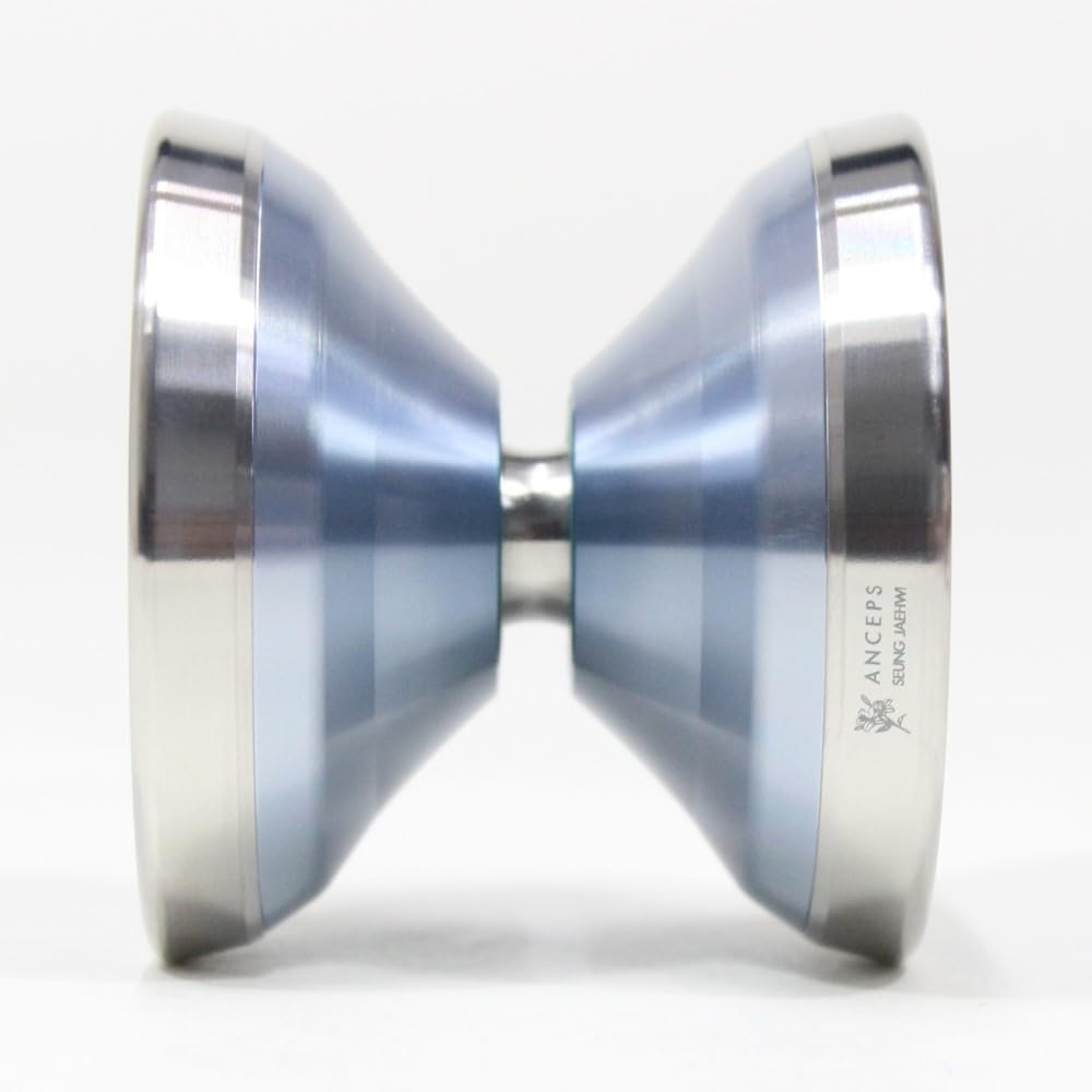 W1LD (Worldwide 1nnovative Leading Design) Anceps Yo-Yo - Bi-Metal - Jae Hwi Seung Signature YoYo (Shiny Light Blue)