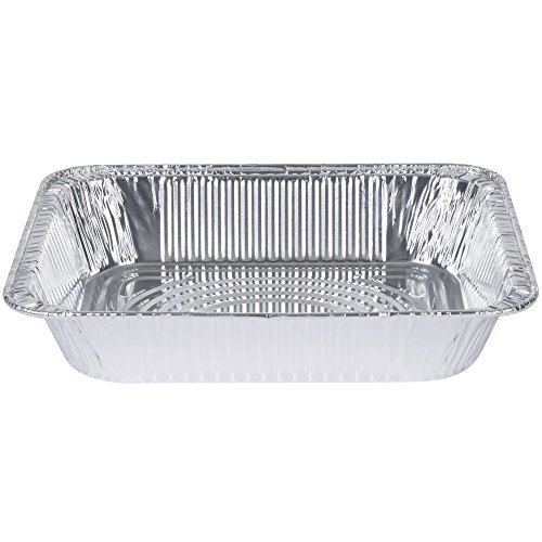 [30 Count] 9 X 13 Aluminum Foil Pans Half Size Deep Steam Table Pans #TOP1