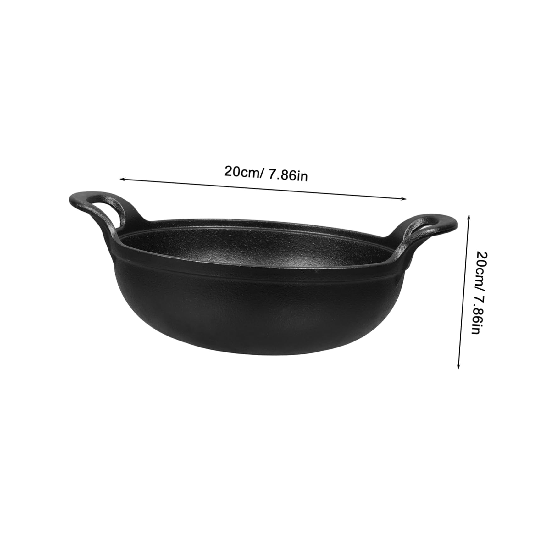 Cast Iron Cooking Pot Outdoor Picnic Cookware Versatile Stew and Stir Fry Pan for Home Barbecue and Japanese Cuisine