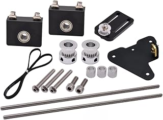 Dual für z Achsen Upgrade Kit für Ender 3 für cr-10 380mm Metall Spindel Dual für z Kit für Ender 3 Pro V2 Stabil Präzises Dual für z Upgrade Set für cr-10 Enderserie 380mm Metallgewinde Dual für z(B)