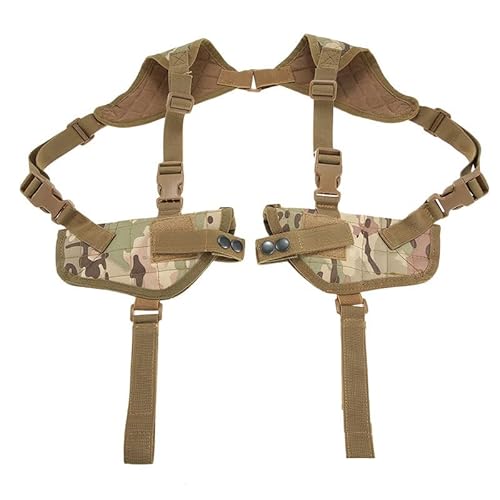 Tactical Camouflage Shoulder Holster Cover Pistol Handgun Airsoft Gun Shooting Gear Equipment