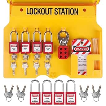 BULANGDI Industrial Lockout Tagout Kits, 27Pack Lock Kit, Lockout ...