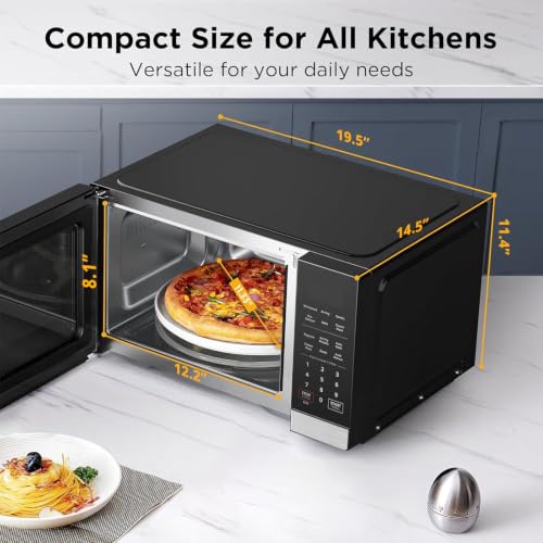 Image of BLACK+DECKER 5-in-1 Microwave Oven Air Fryer Combo, 0.9 Cu.Ft, 900W