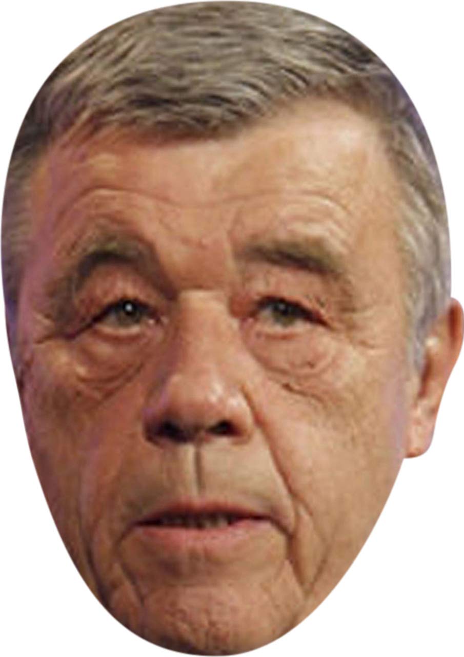 FoxyPrinting Tony Green Darts Bullseye Tv Movie Star Celebrity Cardboard Party Face Mask Fancy Dress
