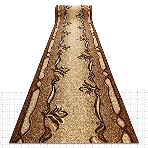Alfombra de pasillo BCF KRZYŚ marrón de 150x230 cm rugsx 2