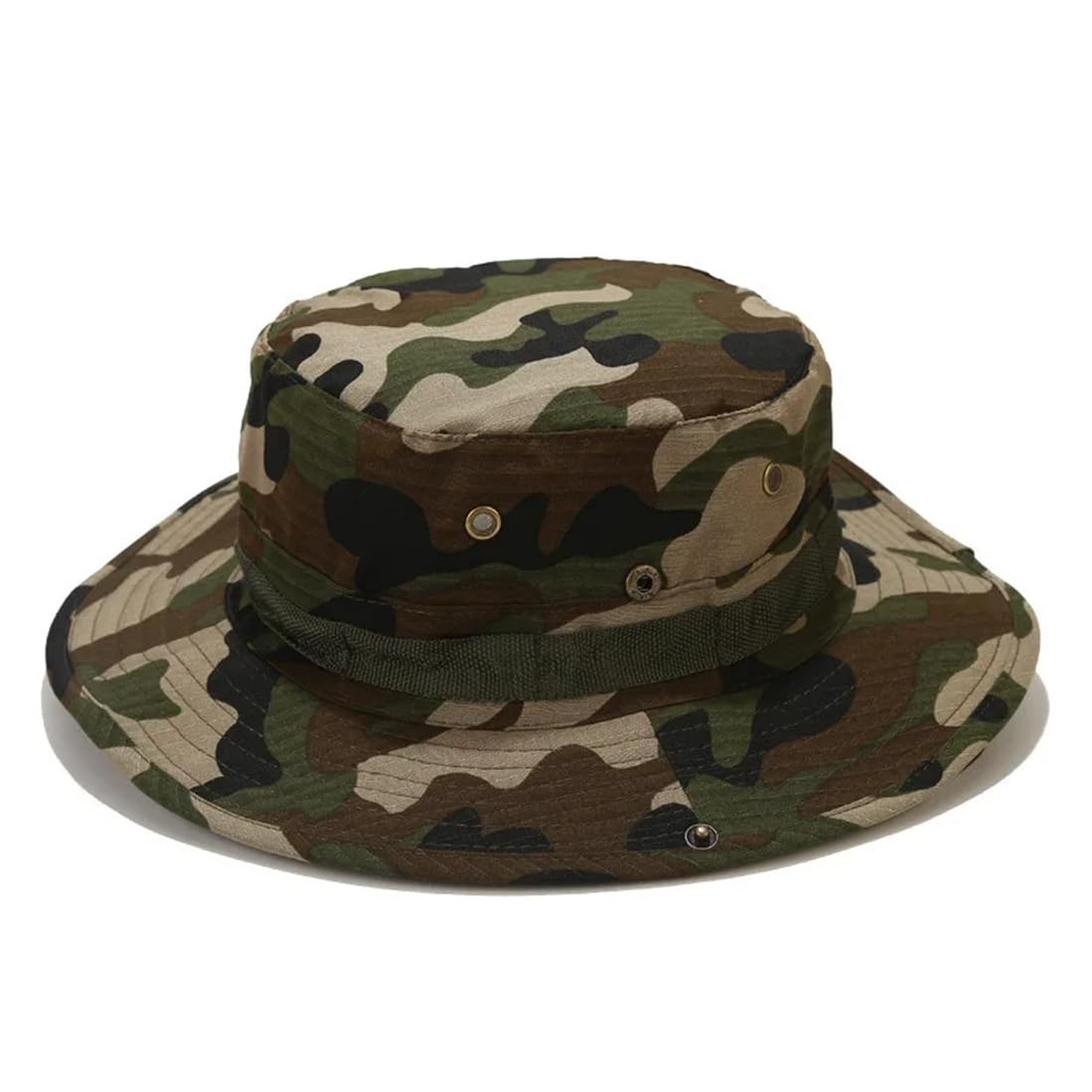 Cappello da Pescatore Estivo per Uomo e Donna, Traspirante, Pieghevole, per Escursionismo, Pesca, Panama, Casual, Parasole (E 6 7/8)