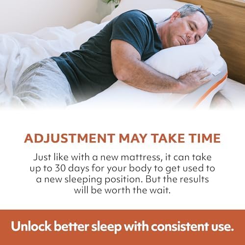 Miniatura 5 de MedCline Sistema de Alivio del Reflujo, Almohada de Cuña para la Cama para Alivio del Reflujo Ácido y GERD, Almohada Terapéutica con Inserto y