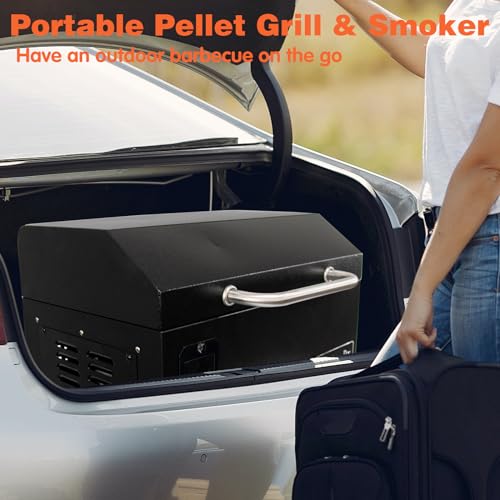 Hello.Dr Portable Wood Pellet Grill Smoker,Table Top Electric Smoker 8 In 1 For Rv Camping Tailgating Rv Cooking Bbq thumb #6