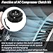 A ABSOPRO Air Conditioner AC Compressor Clutch Kit for Nissan Murano Pathfinder 2013-2015 for Nissan Maxima Quest 2014 for Infiniti QX60 JX35 for DKS17D AC Compressor Clutch No.11167671