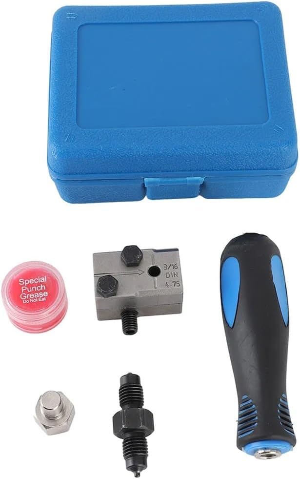 1pcs Brake Line Double Flaring Tool 3/16 Inch Handheld Pipe Expander for Fuel Tubing Air Conditioning Tube Double Flaring Tool