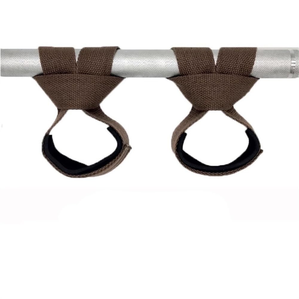 Bandes de renforcement for tractions et Poignets de Sport Sangles de Musculation(Marron,L)