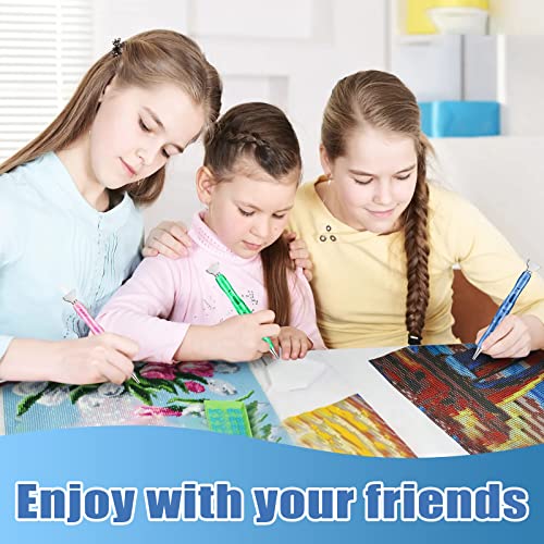 Zynery 40 Pcs Diamond Painting Pen Kit, 13 Pcs Stainless Steel Metal Tips With 3 Resin Diamond Art Pens, 12 Clay, Diamond Painting Accessories Tools For 5D Diy Craft (Silver) #TOP5