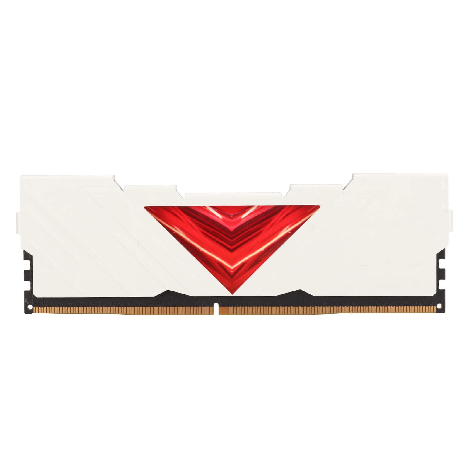 Ausla 4 GB Pamięci RAM DDR4, Metalowa Obudowa, Zwiększona wydajność, prędkość 2666 MHz dla Użytkowników Komputerów Stacjonarnych (WHITE)