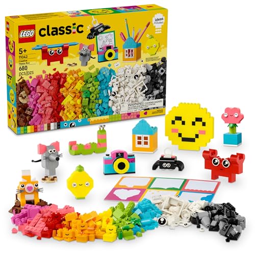 LEGO Classic Creative Happy Box Building Toy Set - Building Blocks Toy for Kids, Boys and Girls, Ages 5+ - Learning and Educational Toy for Preschool - Gift Idea for Birthdays - 11042