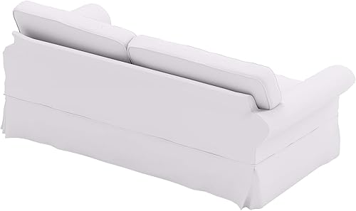 Miniatura 2 de La funda de sofá de algodón solo se adapta al sofá Pottery Barn PB Comfort Grand Roll. Una funda de repuesto duradera para sofá (borde de caja