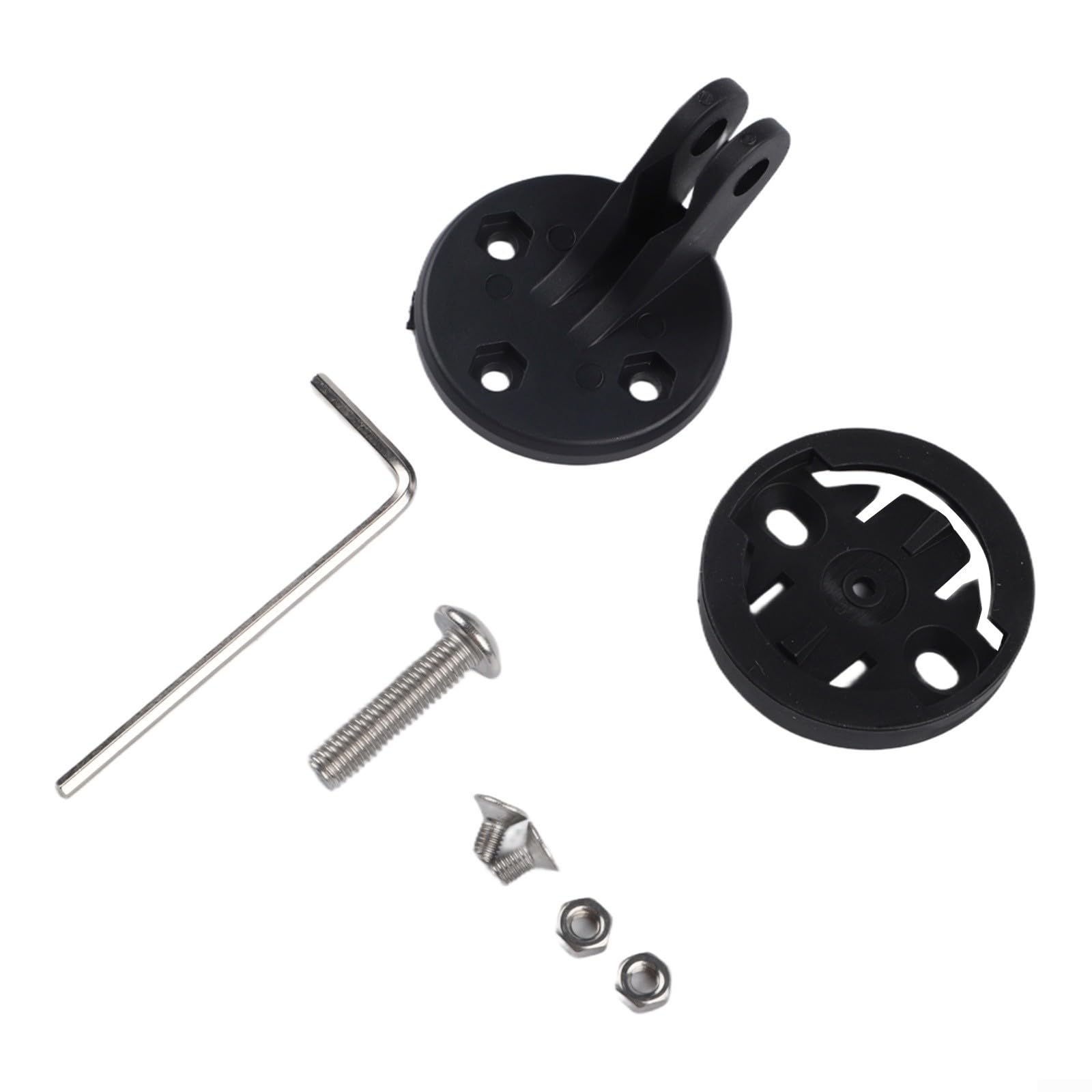 Adattatore esteso da 4 pezzi compatibile con supporto anteriore Garmin, progettato per fotocamera o attacco faro con lunghezze regolabili (set B)