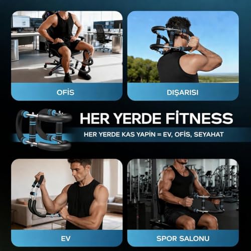 Valkyrie 3 Kademeli Ayarlanabilir Dirençli Çok Fonksiyonlu Egzersiz Aleti – Göğüs Kol Sırt Bacak Kas Biceps Triceps Geliştirici