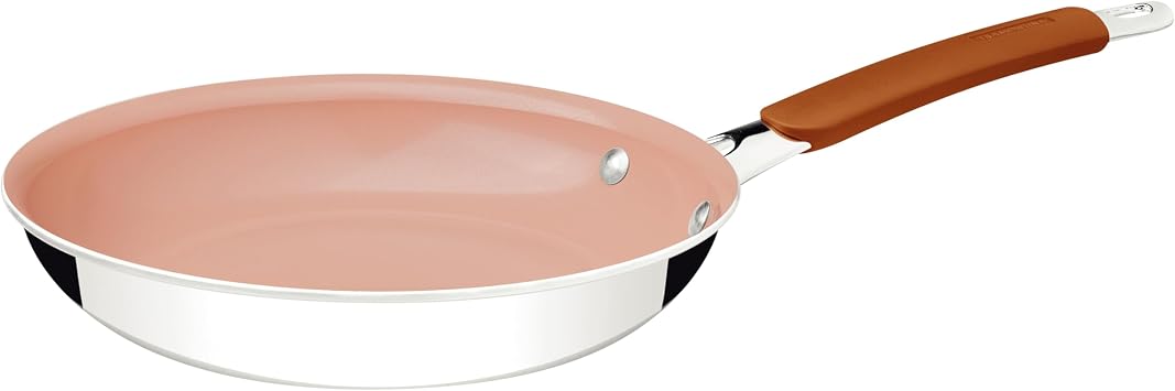 Tramontina Romagna Al minyum K zartma Tavas , Seramik Kaplamal , Paslanmaz  elik Fildi i, 30,48 cm