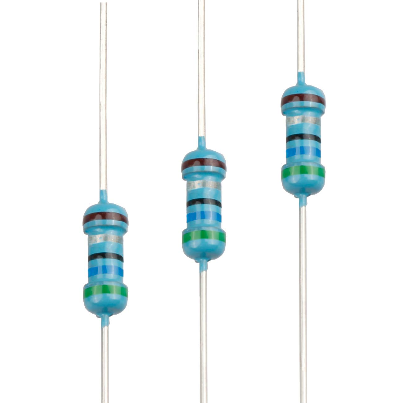 EDGELEC 100pcs 56 ohm Resistor 1/4w (0.25 Watt) ±1% Tolerance Metal Film Fixed Resistor, Multiple Values of Resistance Optional