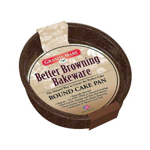Granite Ware Better Browning Round Cake Pan, 8-inch