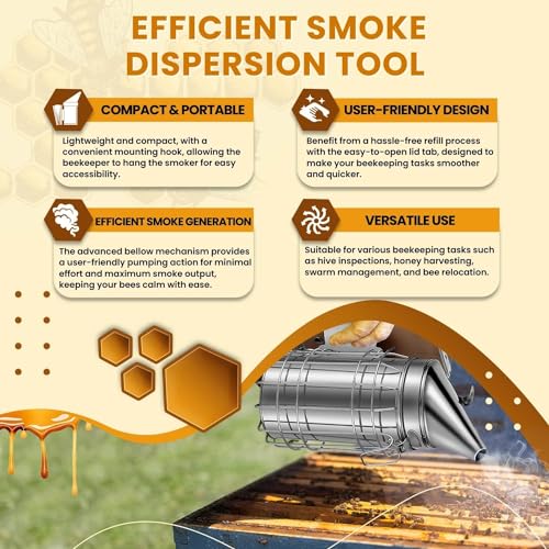Bienenstock-Räuchergerät Flexzion – Imker Smoker aus Edelstahl