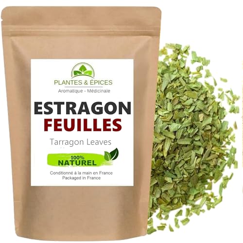Estragon entier séché Naturel 50g - Sachet Fraîcheur Hermétique Refermable (50g)