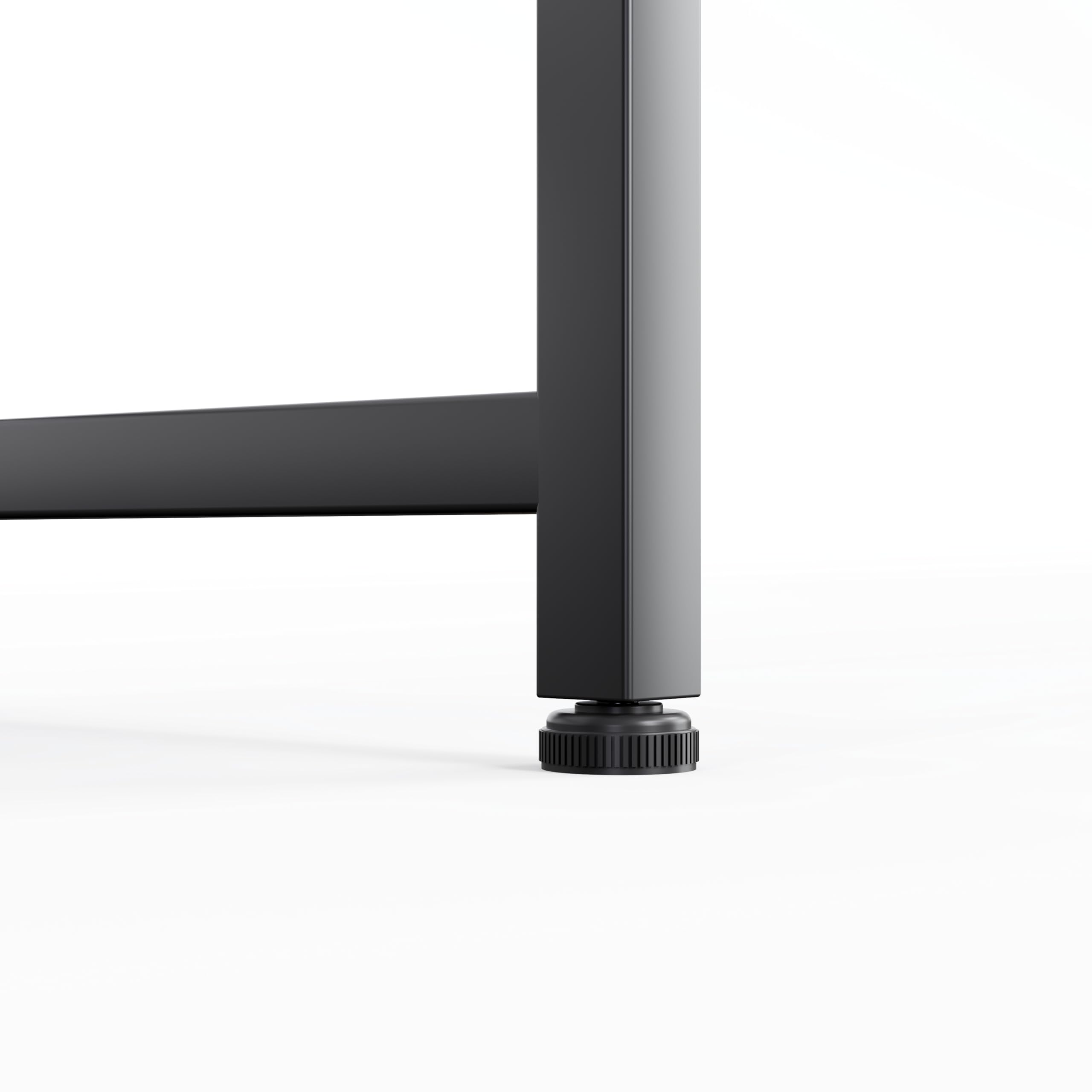MUTUN Schreibtisch Regal, 41,3" Desktop Organizer Regal, Schreibtisch Hutch für Computer-Monitor, 4 Tier Desktop Display Rack, Holz Desktop Bücherregal Storage Rack für Home Office Dorm, Schwarz