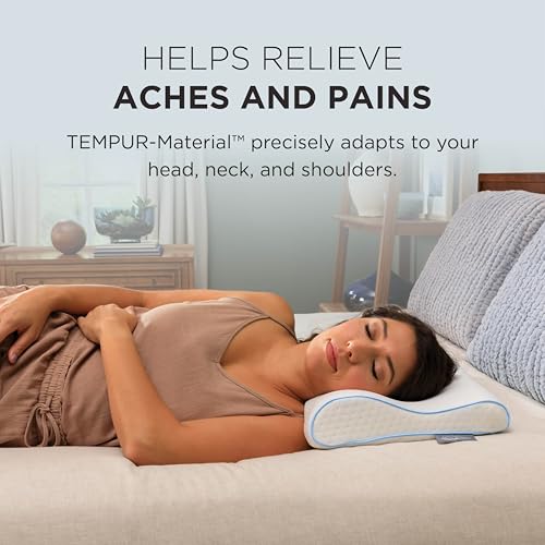Image of Tempur-Pedic TEMPUR-Neck + Cooling Pillow, Standard - Medium Profile - 2-Pack