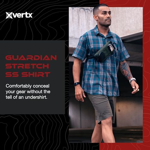Vertx Guardian Mens Tactical Shirt for Concealed Carry Short Sleeve2