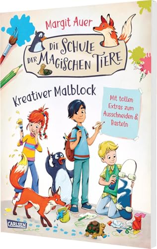 Die Schule der magischen Tiere Beschäftigung: Kreativer Malblock
