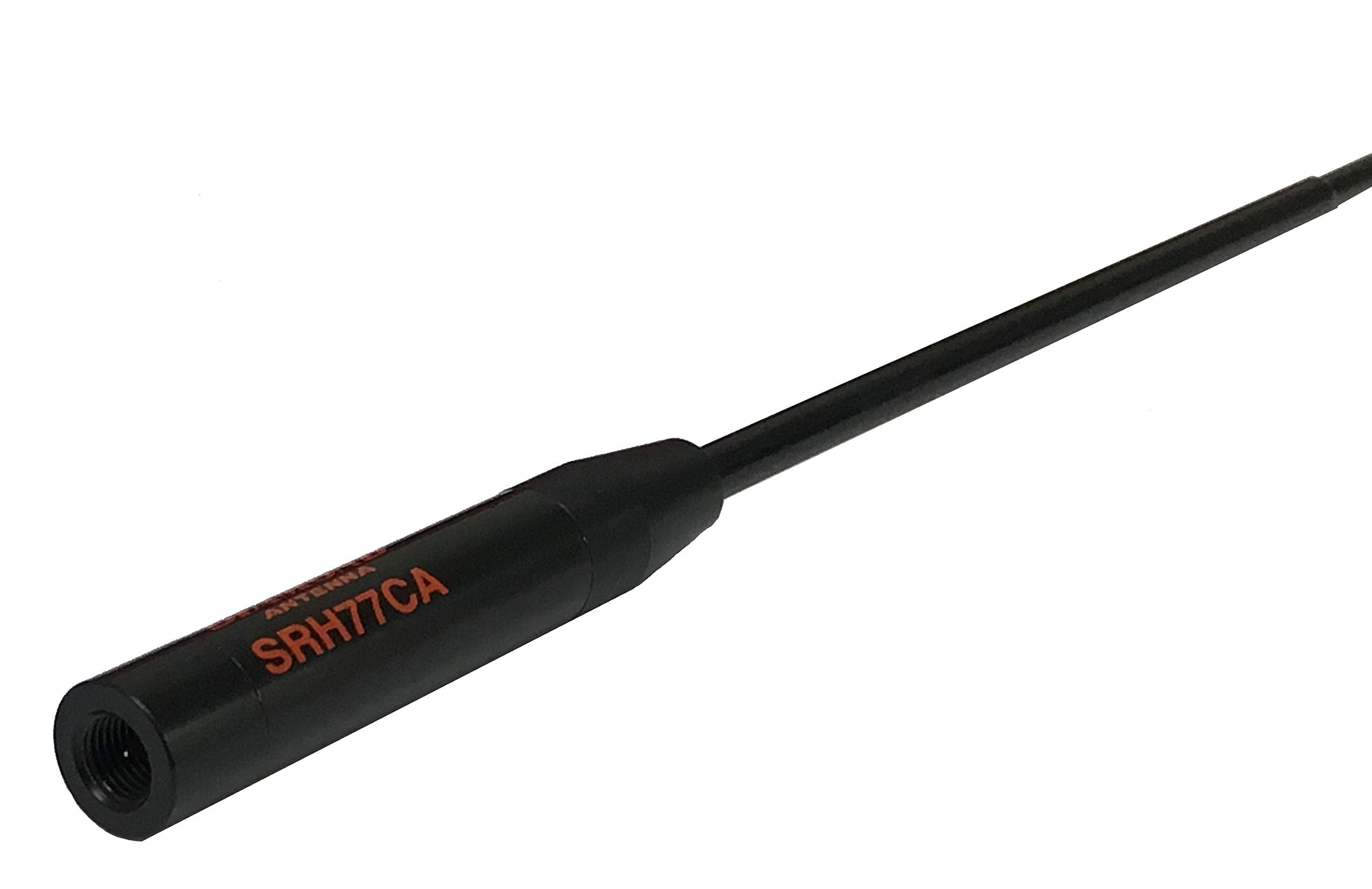 Diamond Antenna SRH77CA Antenne HT double bande, 144/440 MHz, connecteur SMA mâle, antenne radio portable à gain élevé de 15,6 pouces