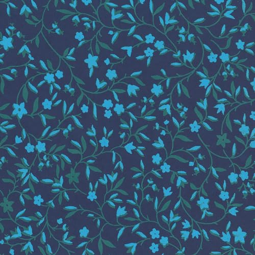 Papier Liberty Navy Papertree 50 * 70 cm 100 g idéal pour vos ateliers déco