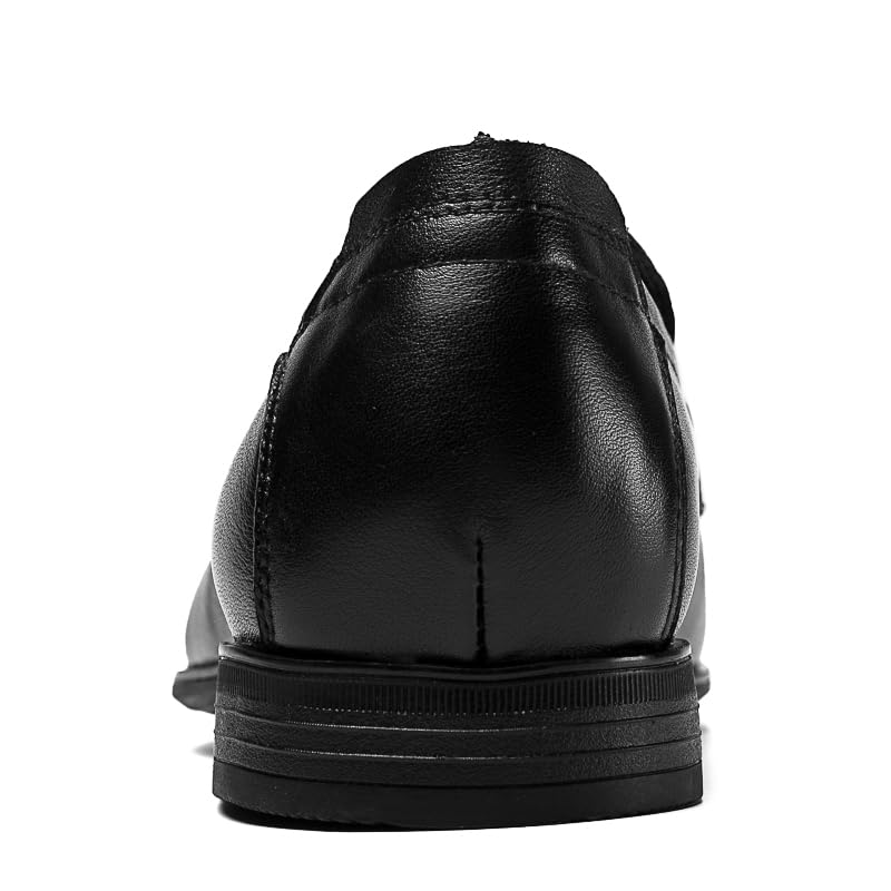 MWX Men's Dress Loafers Black Slip-on Formal Dress Shoes4
