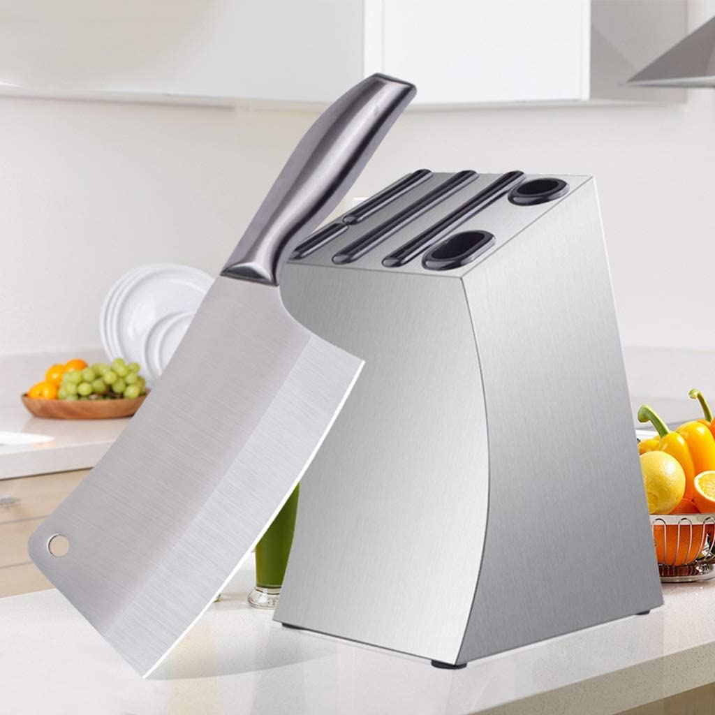 Stojak Kuchenny na Noże Bez Noży, Przechowywanie Blok Noża Stojak Na Noże Kuchenne Ze Stali Nierdzewnej Uchwyt Narzędzia Wielofunkcyjny Knife Block
