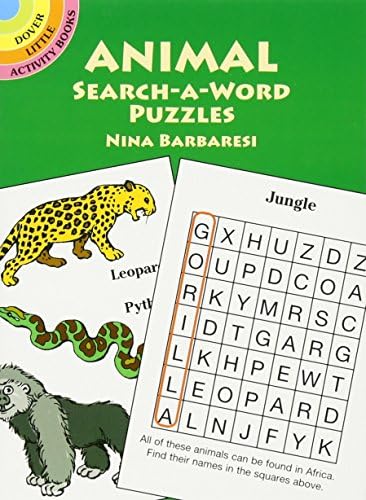 Animal Search-a-Word Puzzles (Dover Little Activity Books: Animals)