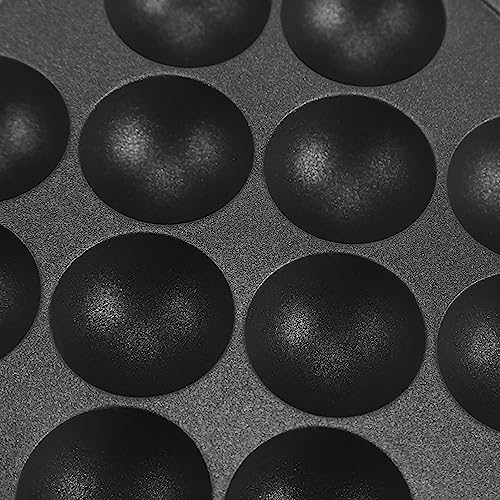 Foto von Grillplatte, Aluminium Antihaft Takoyaki Grillplatte Eisenplatte Octopus Balls/Pancake Maker Backform Schwarz