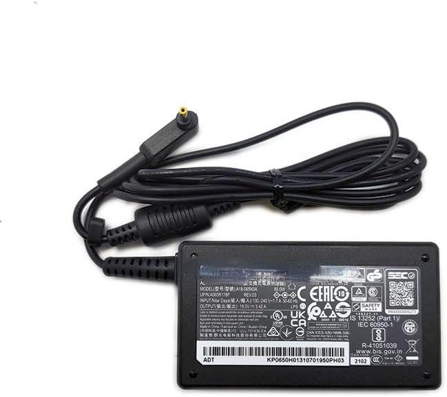 65W 19V 3.42A AC Adapter PA-1450-26 Laptop Charger Compatible with CHICONY Power Supply A065R178P REV01 REV02 3.0x1.1mm Tip