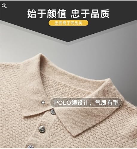 Dcvmvmn Men Fashion Spring Cashmere Sweater Long Sleeve Pullover Casual Warm Knitwear2