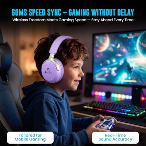 Image of PunnkFunnk Kids Smart Watch + Wireless Headphones Combo, 4G Calling, GPS Tracking, SOS, Camera, Touch Display, Bluetooth 5.3, HD Sound, Built-in Mic, Comfortable Over-Ear Design