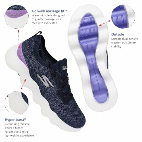Image of Skechers Women Go Walk Massage Fit Upsurge Walking Shoes