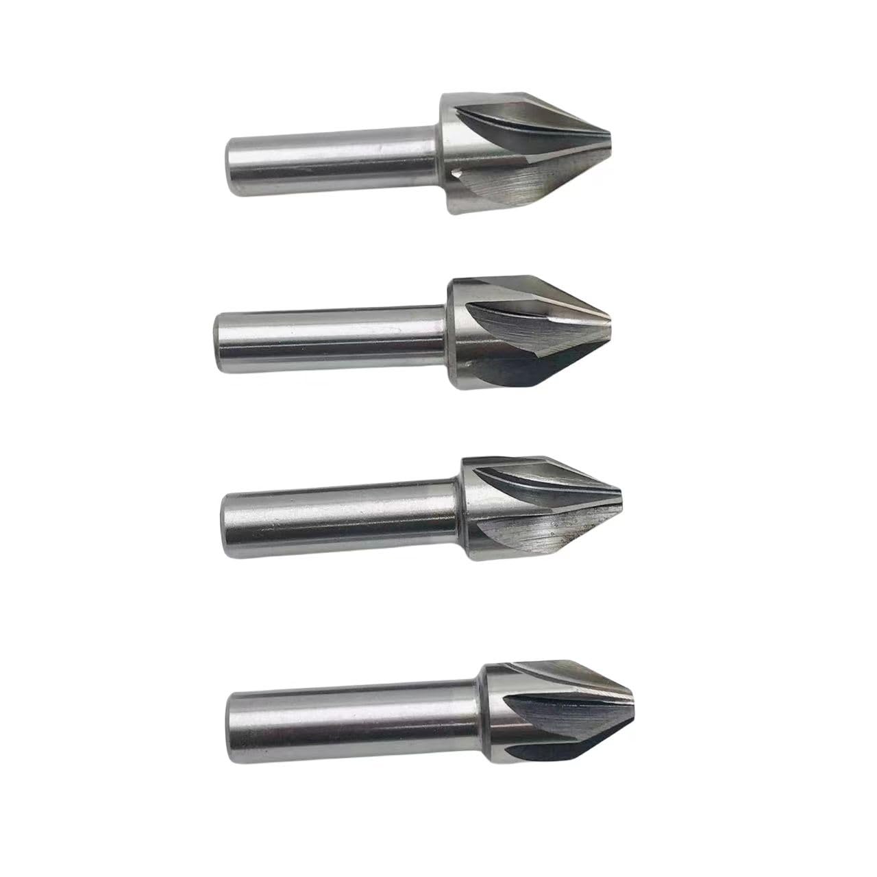 1 sztuk HSS wiertło rozwiercające Bit 6-50mm średnica 60 stopni fazowanie wiertło rozwiercające 6/8 rowek frez fazujący frez palcowy metalowe fazowanie wiertło Hole Cutter(Size:40mm(60 degrees))