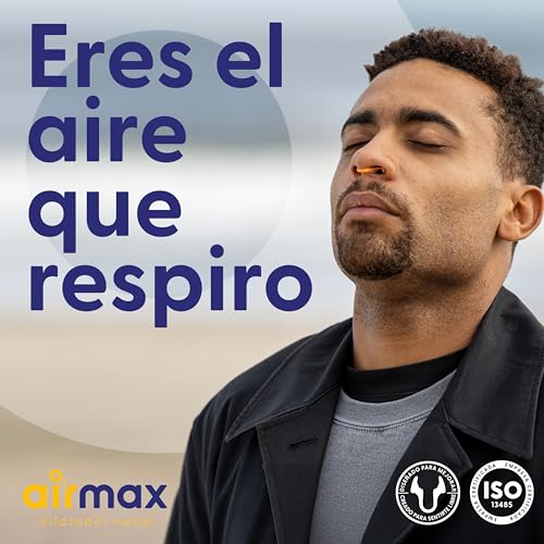 Miniatura 6 de Airmax - Dilatador Nasal Contra La Congestión Y Los Ronquidos. - Incluye Tamaño Pequeño Y Medio - Dispositivo Médico Recomendado Por Los Médicos