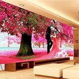 Kisstaker 78x150cm Sakura Cherry Blossom Trees Wedding First Love DIY Cross Stitch Embroidery Kit Home Decor Arts, Crafts & Sewing Cross Stitch