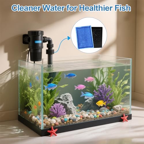 Image of Nebulist 6 Pack Rite-Size B Filter Cartridges Compatible with MarineLand Penguin PRO Power Filters 100 /125 /175 & Original Penguin Power Filter 150 and Aqua-Tech 10-20 Gallon Fish Tank Filters