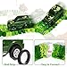 Novaluki Car Race Track Dinosaur Toys, DIY Flexible Train Tracks Building Kit with 2 Electric Cars, 4 Dinosaur Cars, Train Set Toys for Kids 3 4 5 6 7 Years Old, Party Games Birthday Gift for Boys