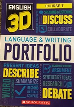 Paperback English 3D Language & Writing Portfolio Book